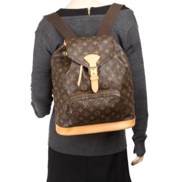 Louis Vuitton Handbags - Auth Louis Vuitton Montsouris GM Backpack Bag